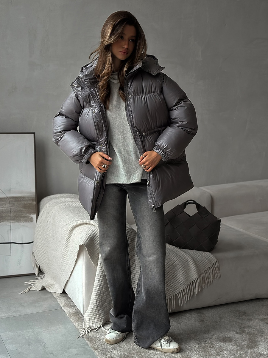 Women's Zip-Up Oversized Puffer Jacket