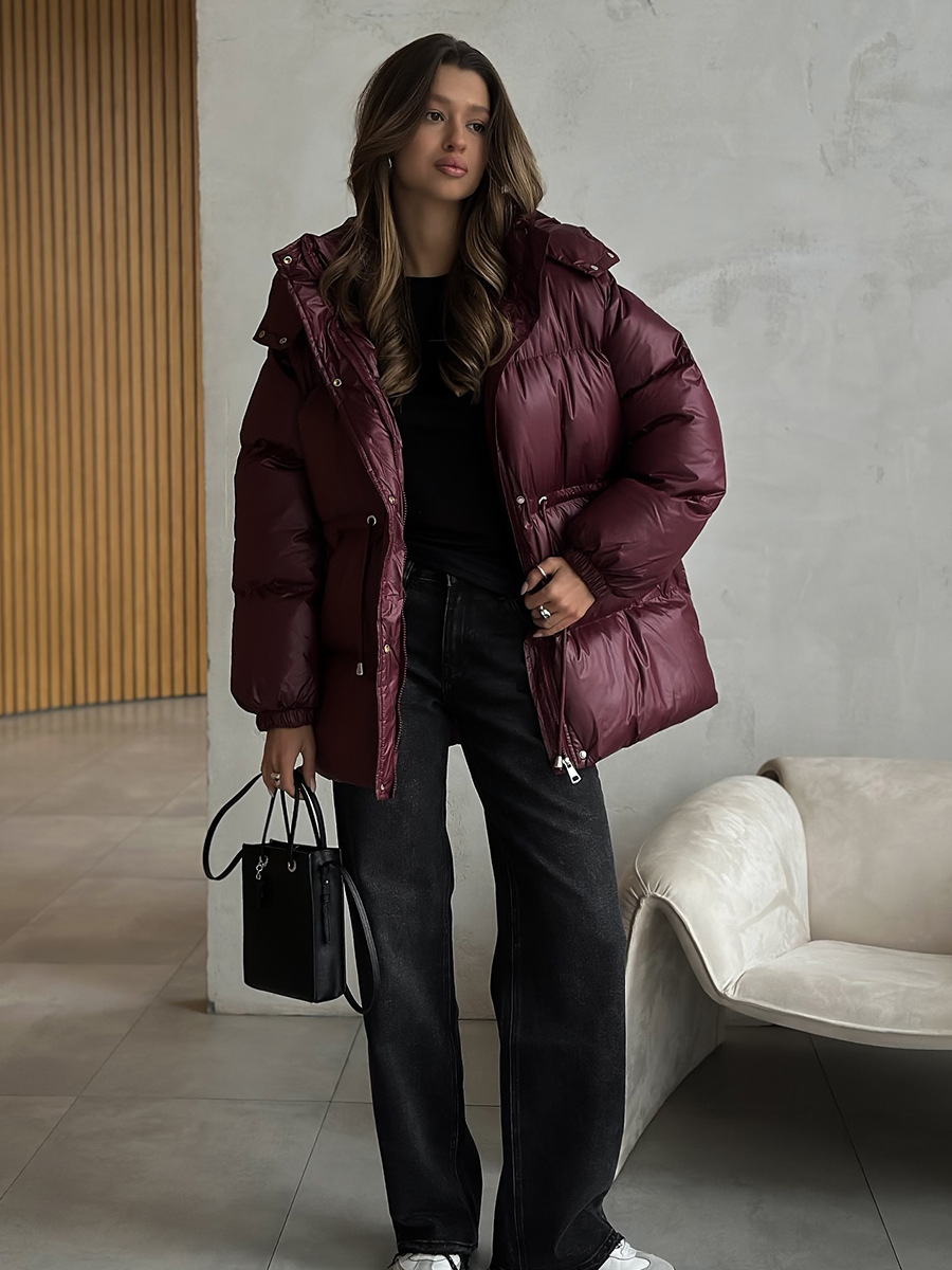 Women's Zip-Up Oversized Puffer Jacket
