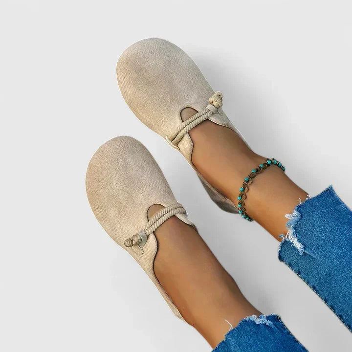 Aaliyah | Women's Rope Strap Round Toe Slip On Loafers