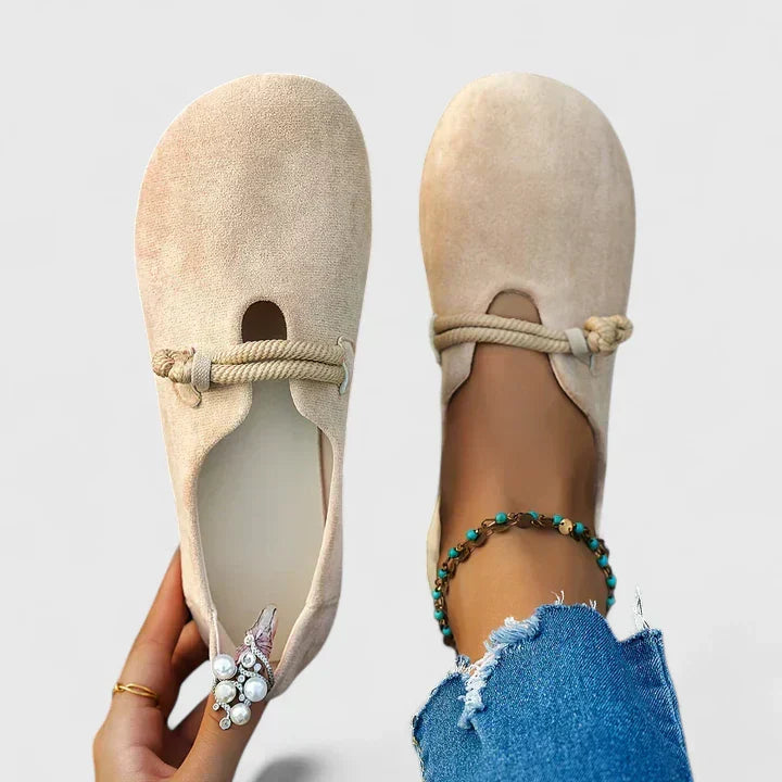 Aaliyah | Women's Rope Strap Round Toe Slip On Loafers