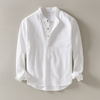 Aaron | Men’s Collared Button Front Long Sleeve Shirt