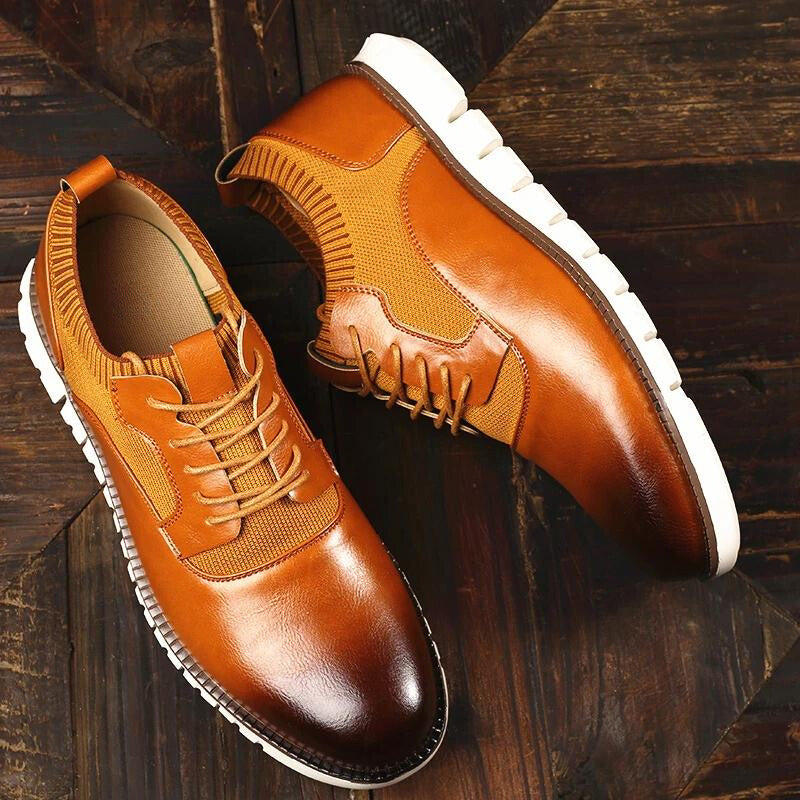 Abel | Men’s Textured Low Top Dress Shoes