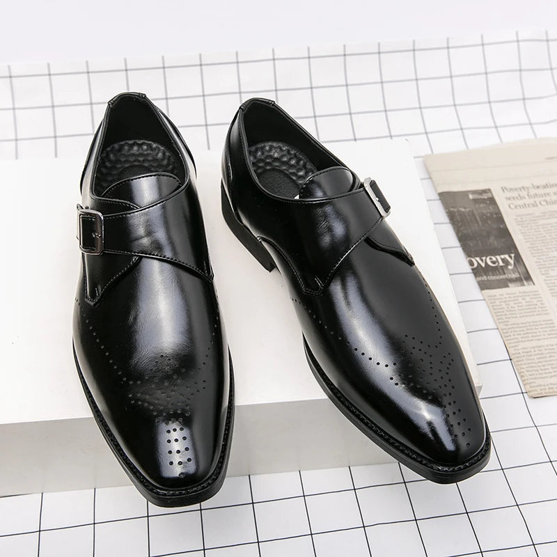 Adam | Men’s Wingtip Monk Strap Dress Shoes