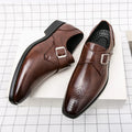 Adam | Men’s Wingtip Monk Strap Dress Shoes