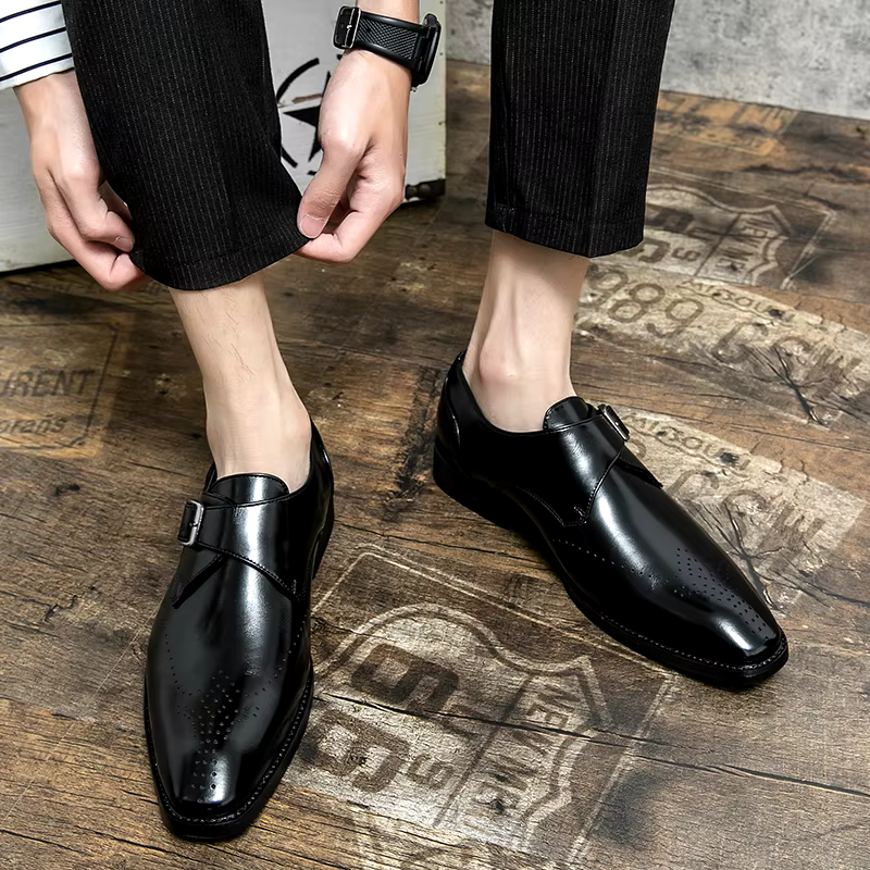 Adam | Men’s Wingtip Monk Strap Dress Shoes