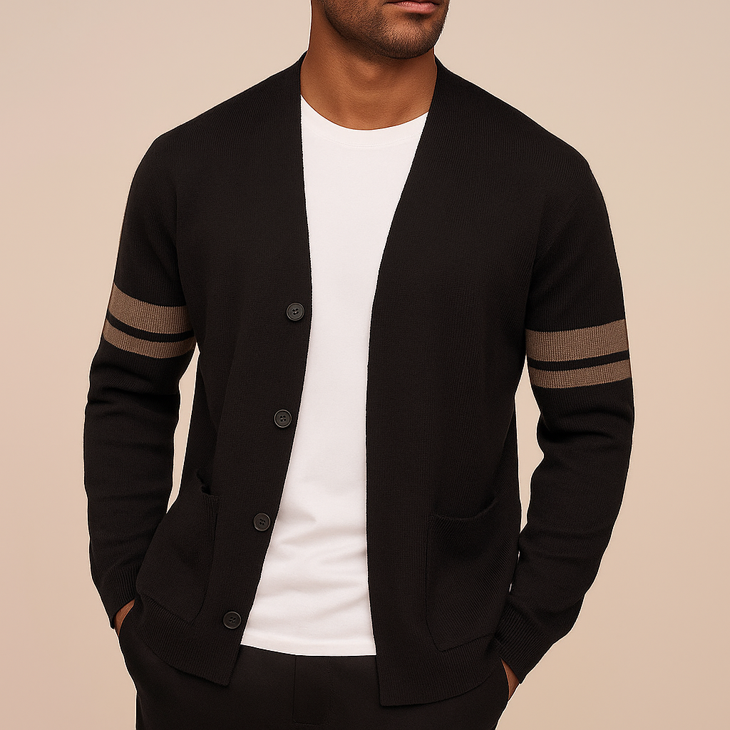 Adan | Men’s Button Down Open Front Cardigan