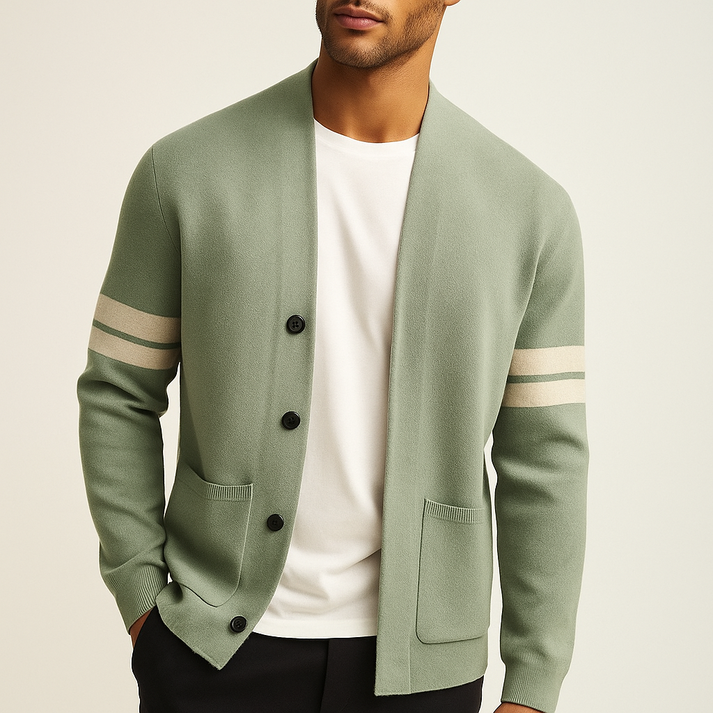 Adan | Men’s Button Down Open Front Cardigan