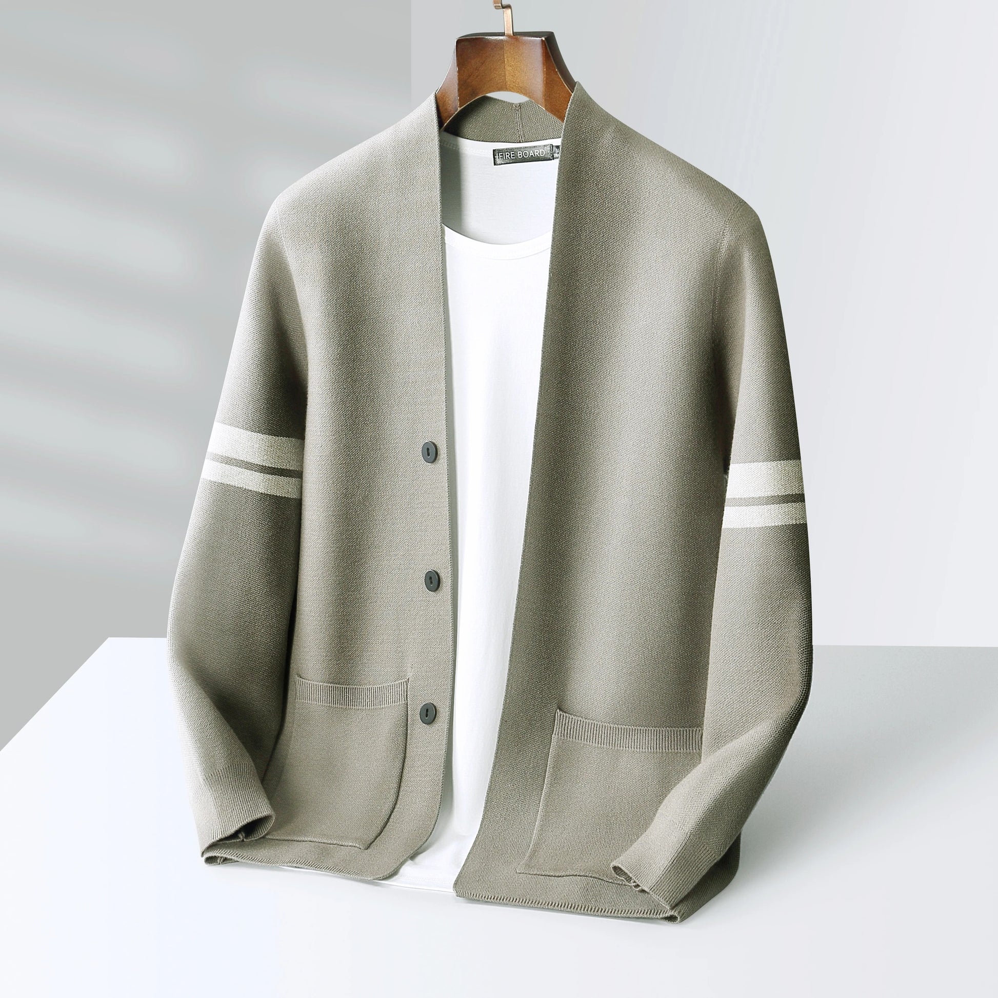 Adan | Men’s Button Down Open Front Cardigan