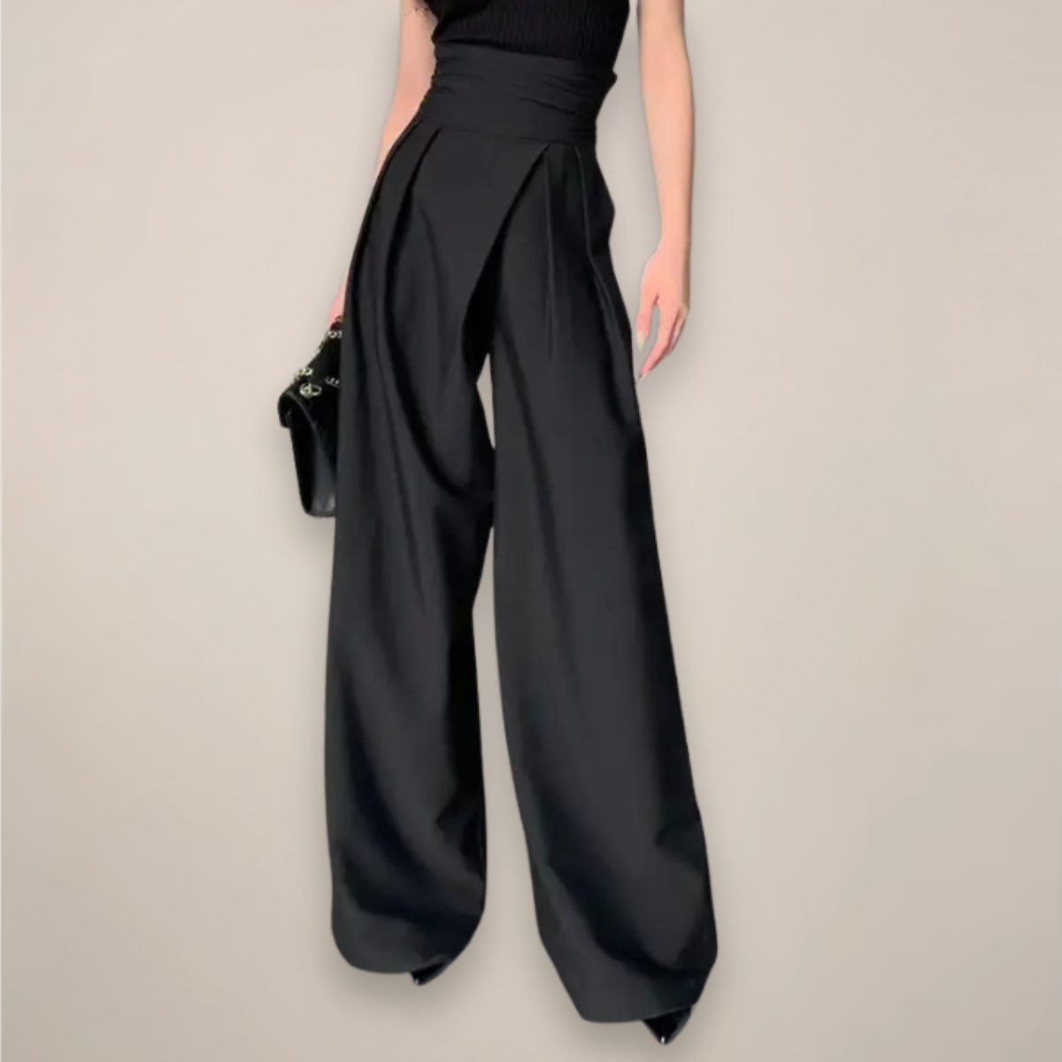 Addyson | Women's High Waisted Wide Leg Summer Trousers
