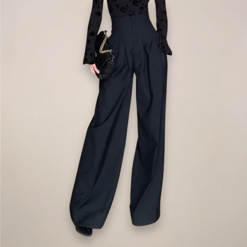 Addyson | Women's High Waisted Wide Leg Summer Trousers