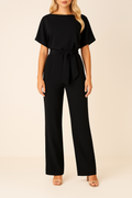 Zoëy | Women’s Boat Neck Short Sleeve Summer Jumpsuit