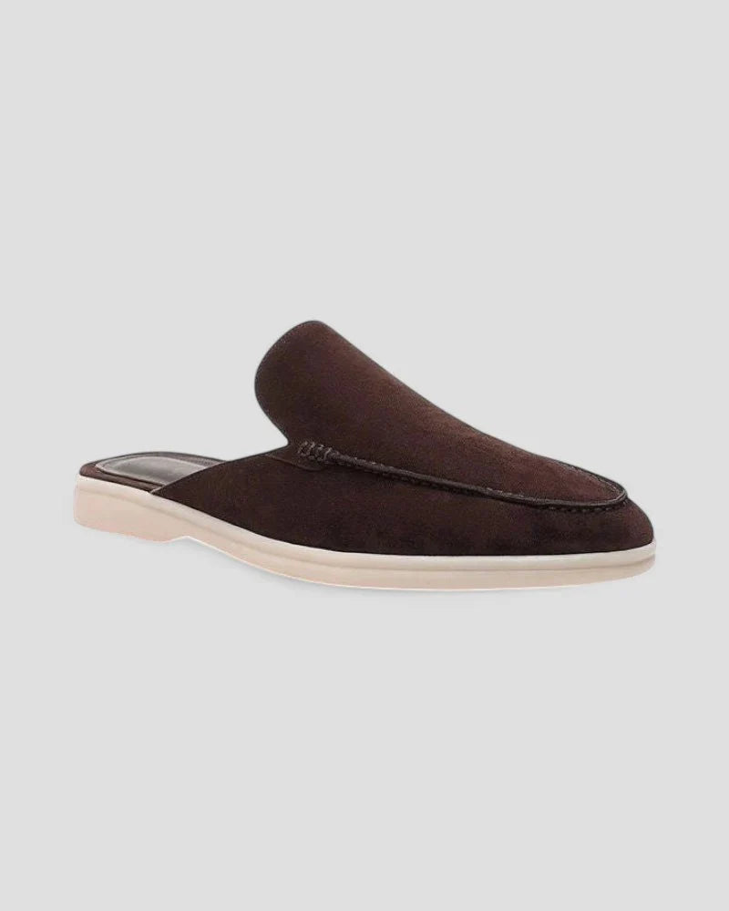 Adrian | Men’s Round Toe Slip On Loafer Mules