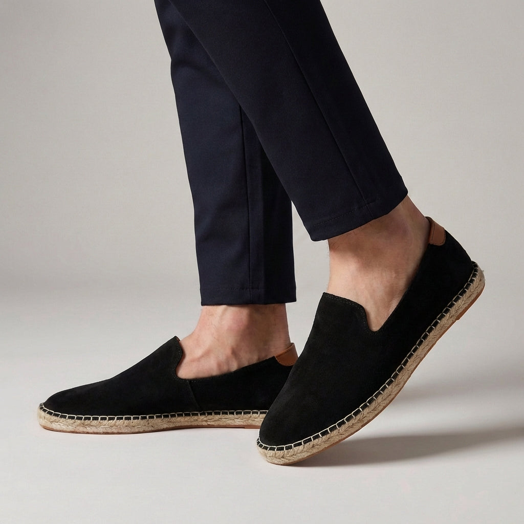 Agamemnon | Men’s Flat Sole Round Toe Slip On Loafers
