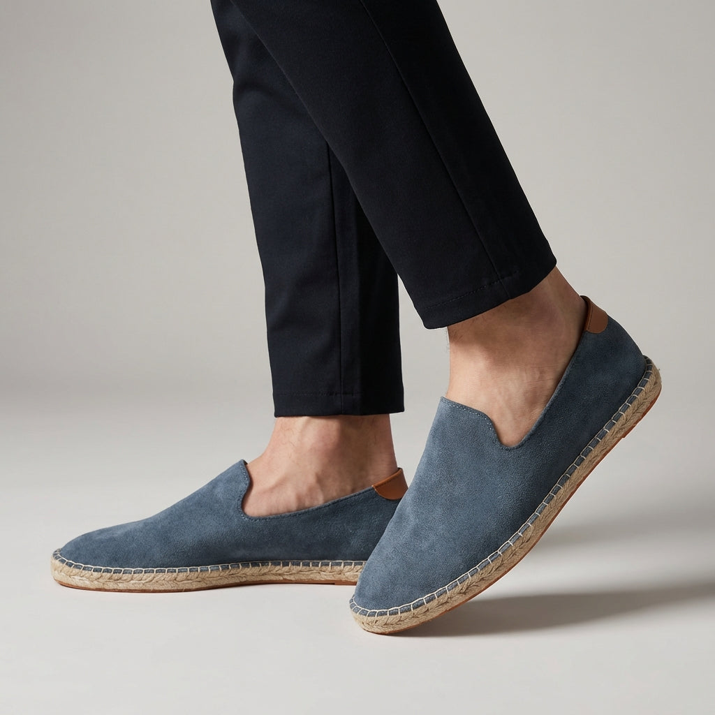 Agamemnon | Men’s Flat Sole Round Toe Slip On Loafers