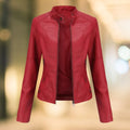 Agate | Women’s Zip Front Long Sleeve Stand Collar Jacket