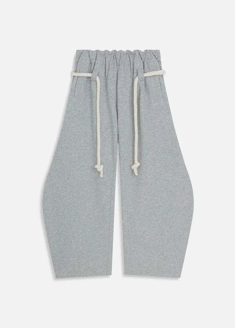 Aholanei | Women's Rope Drawstring Baggy Leg Sweatpants