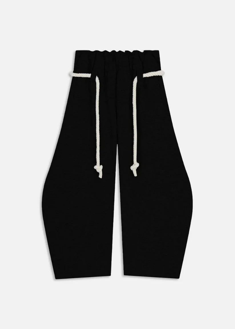 Aholanei | Women's Rope Drawstring Baggy Leg Sweatpants