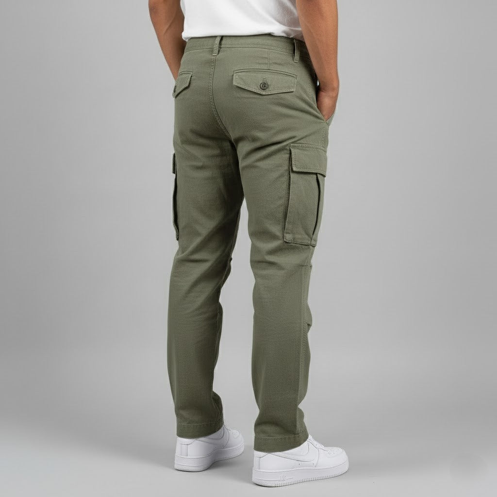 Aidan | Men’s Multi Pocket Straight Leg Cargo Pants