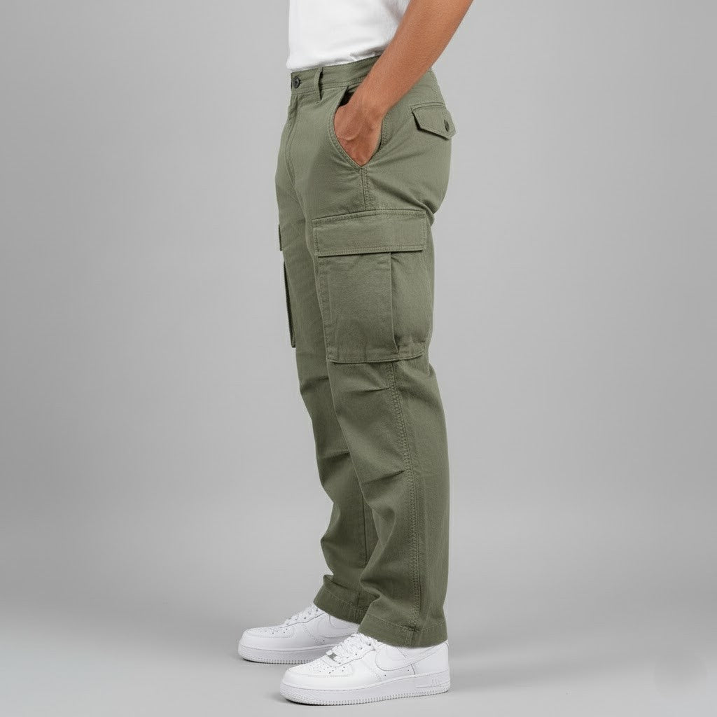 Aidan | Men’s Multi Pocket Straight Leg Cargo Pants