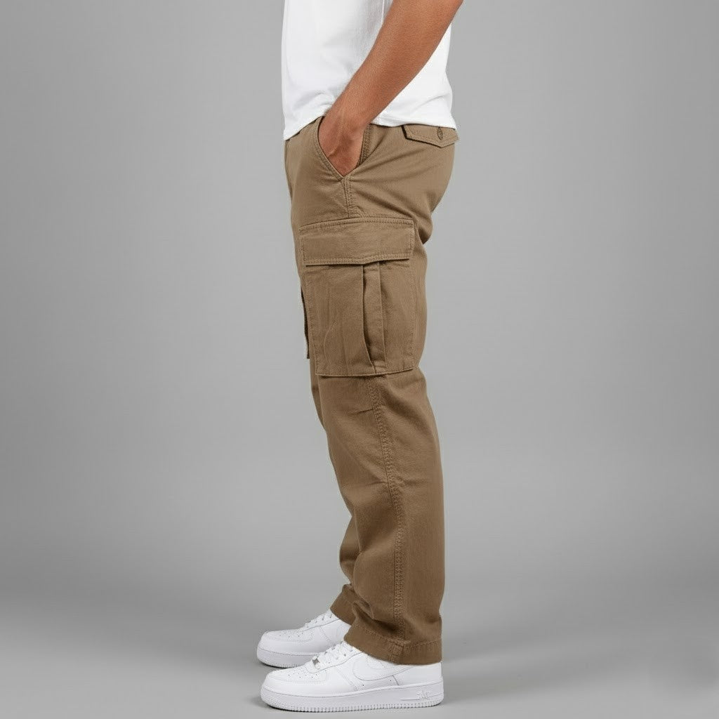 Aidan | Men’s Multi Pocket Straight Leg Cargo Pants