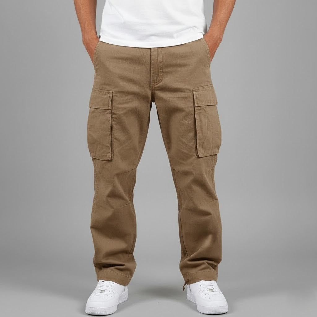 Aidan | Men’s Multi Pocket Straight Leg Cargo Pants