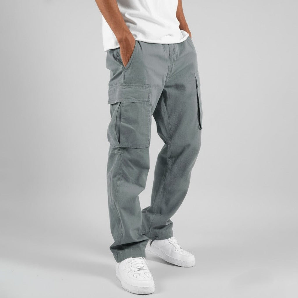 Aidan | Men’s Multi Pocket Straight Leg Cargo Pants