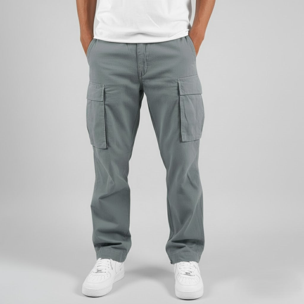 Aidan | Men’s Multi Pocket Straight Leg Cargo Pants