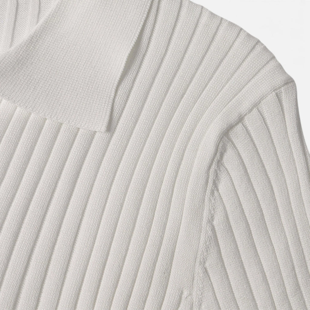 Aiden | Men’s Vertical Stripe Collared Neck Polo Shirt