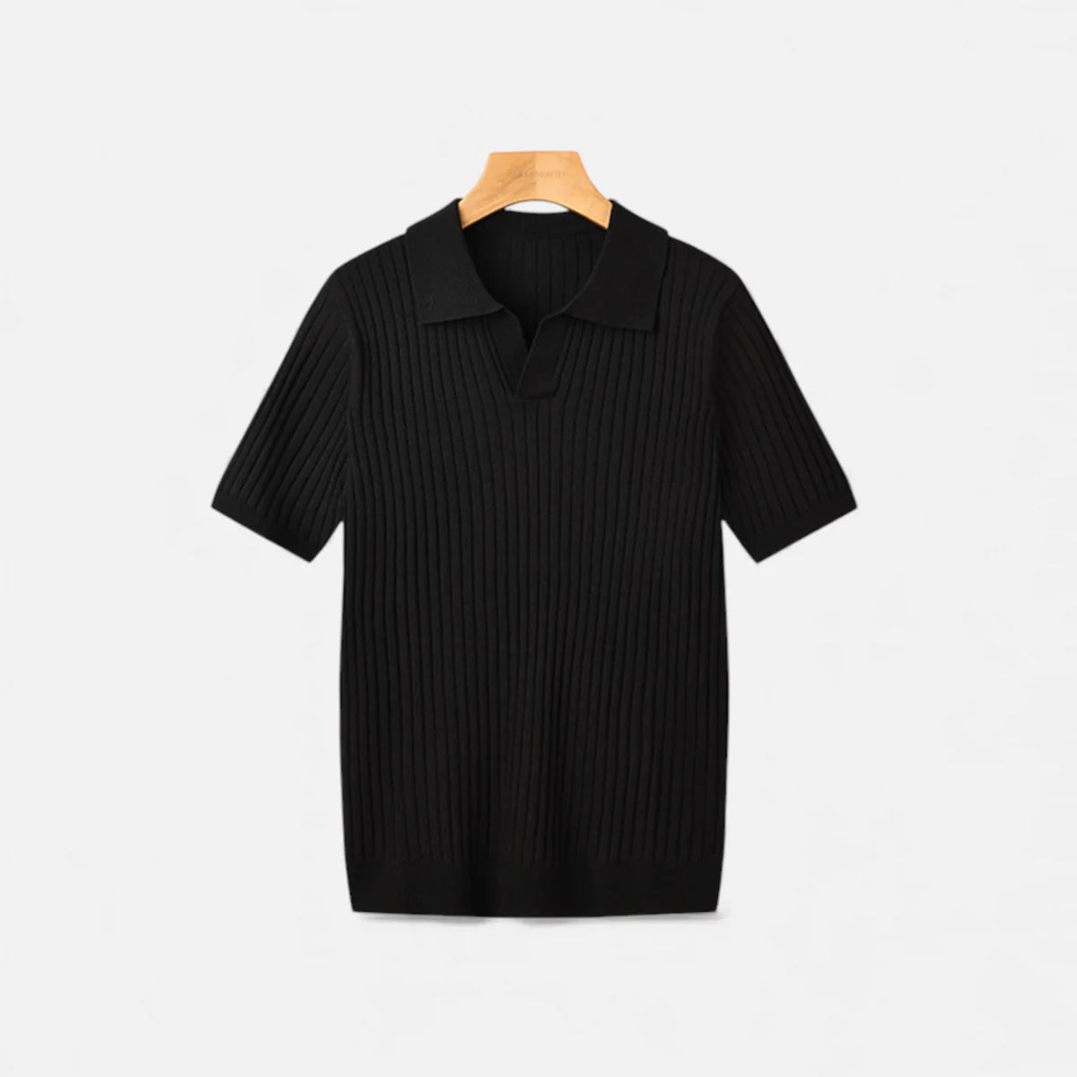Aiden | Men’s Vertical Stripe Collared Neck Polo Shirt
