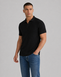 Aiden | Men’s Vertical Stripe Collared Neck Polo Shirt