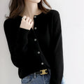 Airlea | Women’s Round Neck Button Front Knit Cardigan