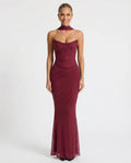 Aiyanna | Women's Strapless Ruched Wedding Guest Dress