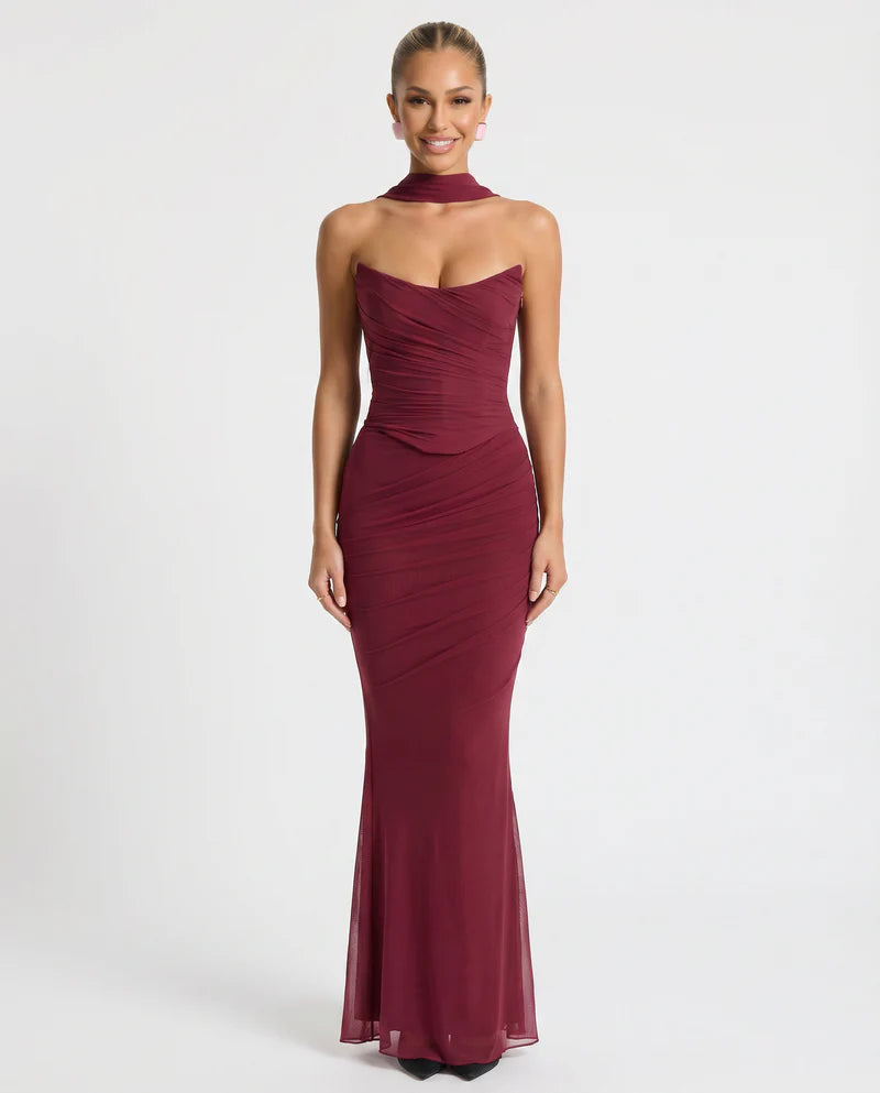 Aiyanna | Women's Strapless Ruched Wedding Guest Dress
