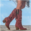 Akiko | Women’s Closed Toe Block Heel Cowboy Boots