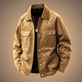 Dakari | Men’s Long Sleeve Checkered Button Front Collared Jacket