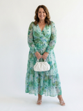 Alana | Women’s Long Sleeve Floral Print Maxi Dress
