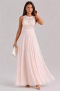 Alasia | Women's Sleeveless Round Neck Wedding Guest Dress