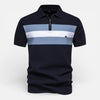 Albert | Men’s Collared Zip Textured Polo Shirt
