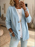 Albertine | Women’s Long Sleeve Button Front Denim Jacket