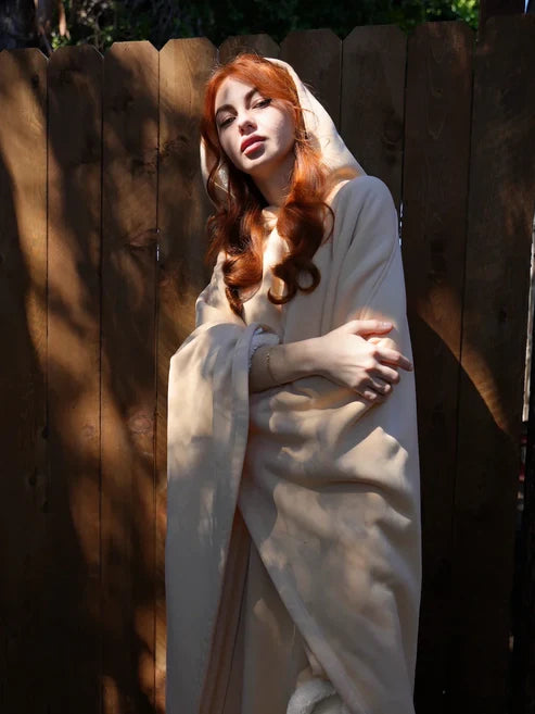 Alda | Unisex Draped Oversized Hooded Maxi Length Blanket