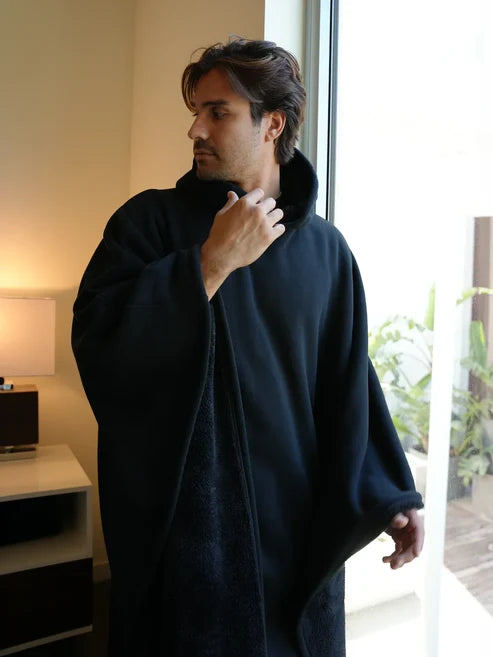 Alda | Unisex Draped Oversized Hooded Maxi Length Blanket