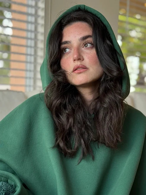 Alda | Unisex Draped Oversized Hooded Maxi Length Blanket