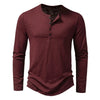 Alden | Men's Textured Slim Fit Long Sleeve Henley Shirt