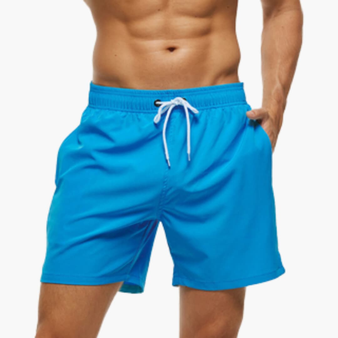 Alec | Men’s Drawstring Summer Beach Swim Shorts