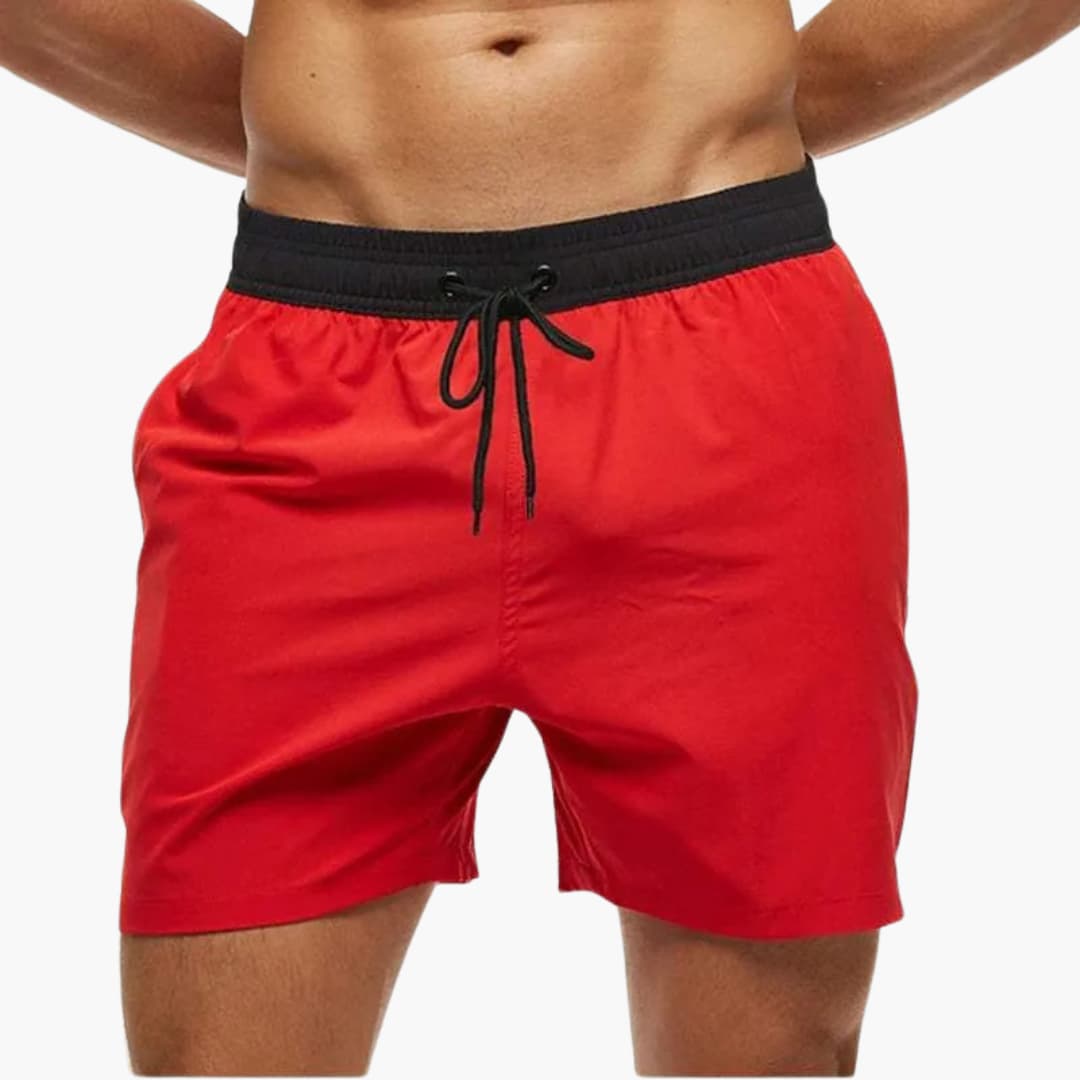 Alec | Men’s Drawstring Summer Beach Swim Shorts