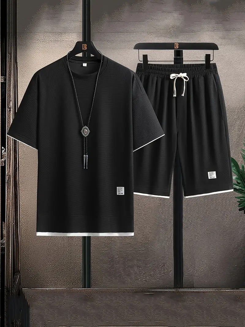 Alexander | Men’s Short Sleeve Waffle Summer Matching Set