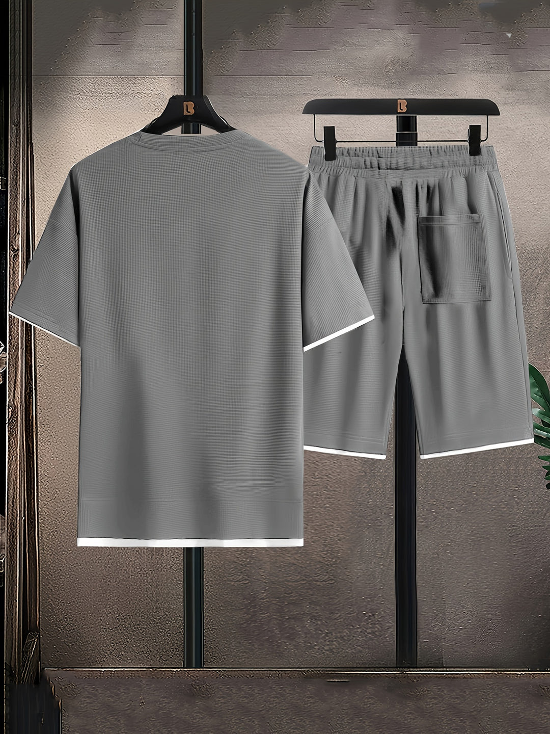 Alexander | Men’s Short Sleeve Waffle Summer Matching Set
