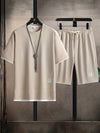 Alexander | Men’s Short Sleeve Waffle Summer Matching Set