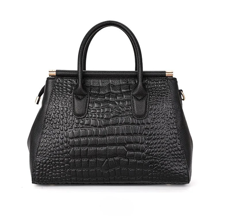 Alexina | Women’s Top Handle Crossbody Black Bag