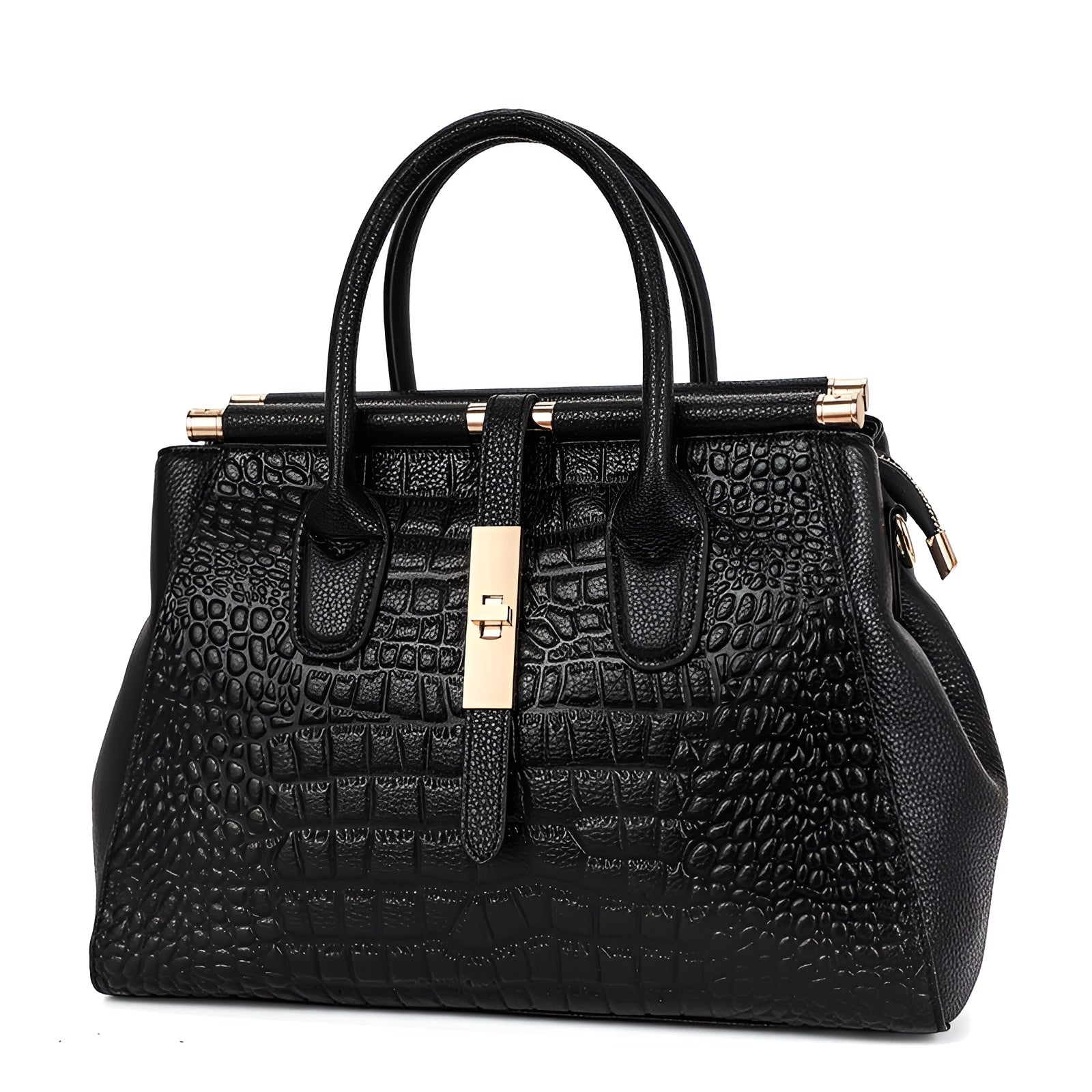 Alexina | Women’s Top Handle Crossbody Black Bag